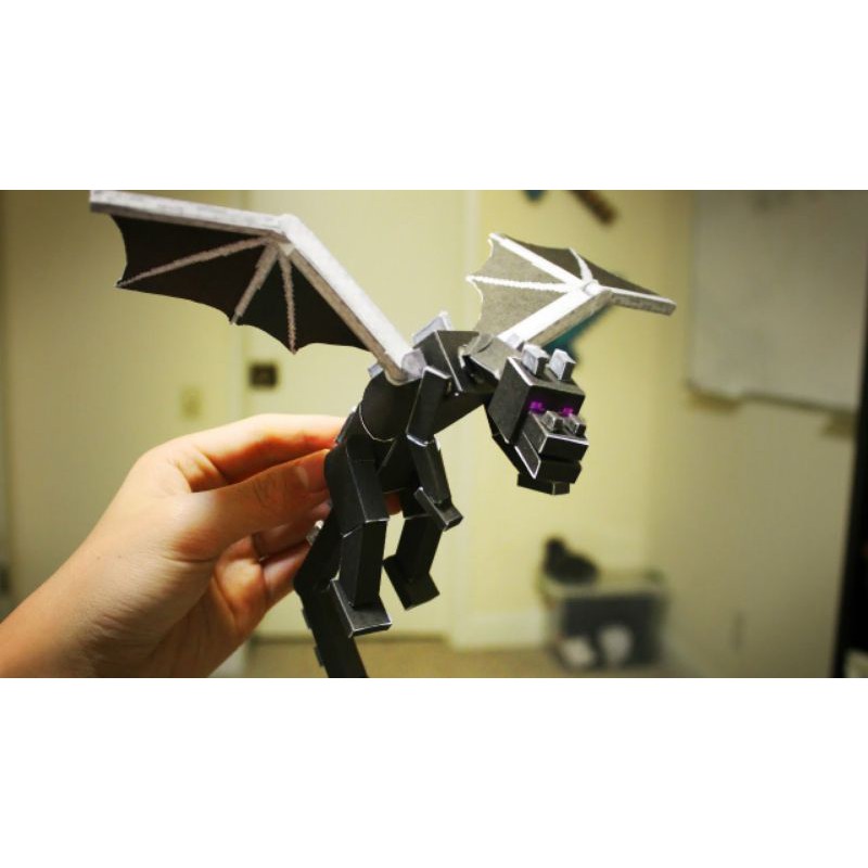 Mô hình giấy game (Minecraft) Ender Dragon