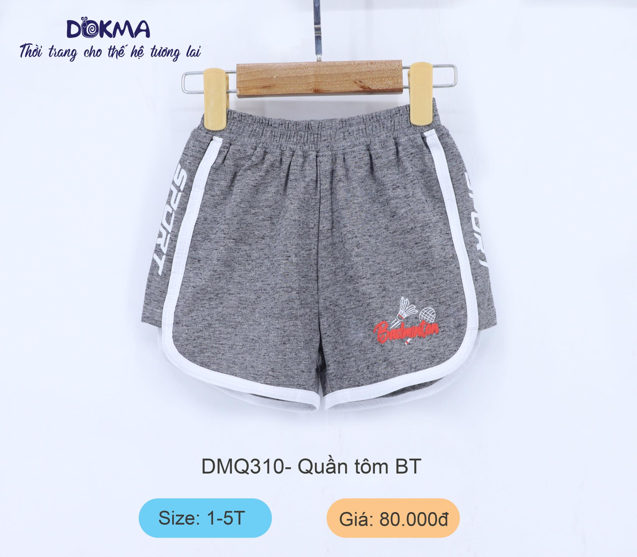 Quần tôm bé trai DQ310 Dokma