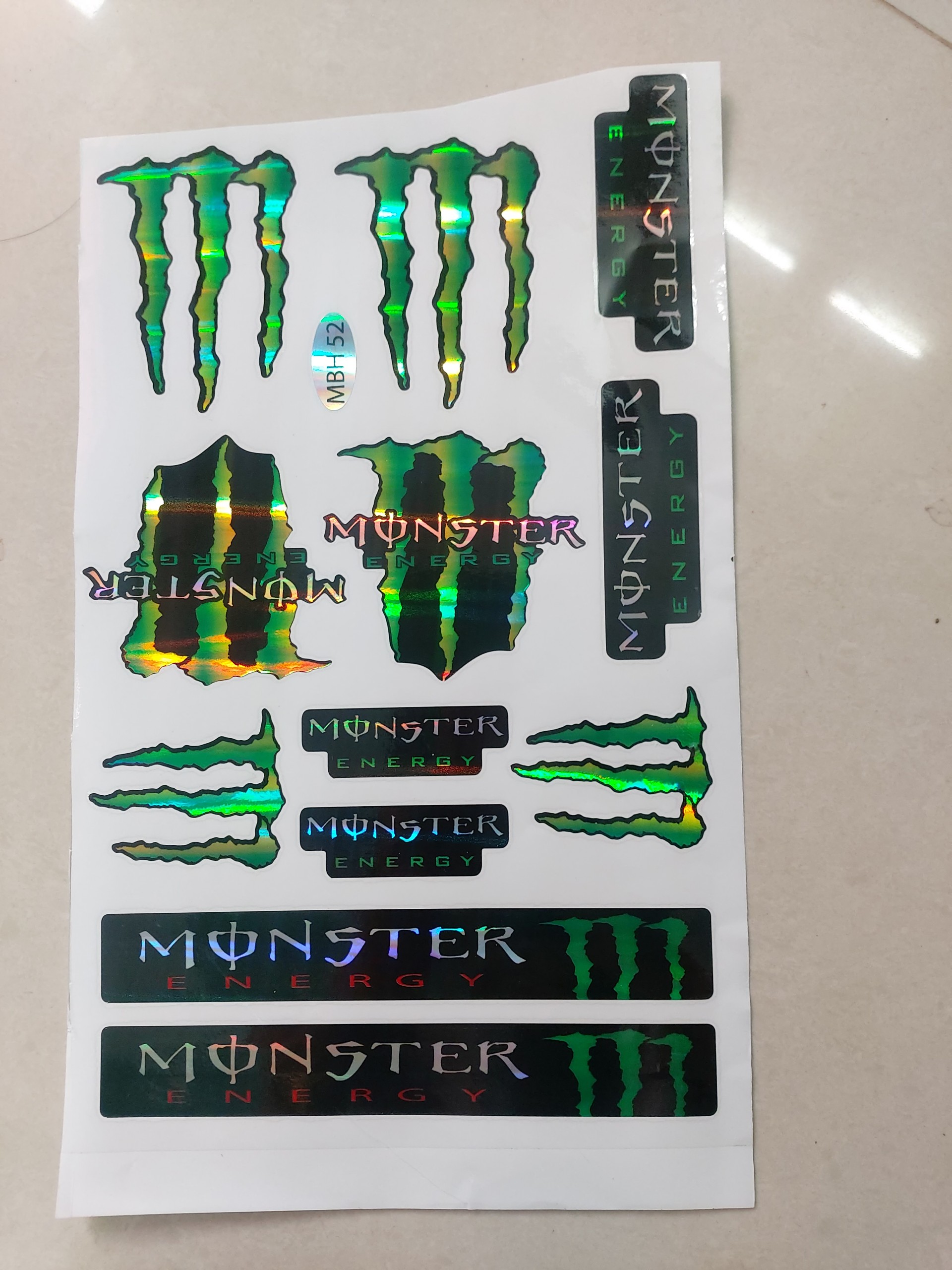 Tem logo monter 7 màu trọn bộ