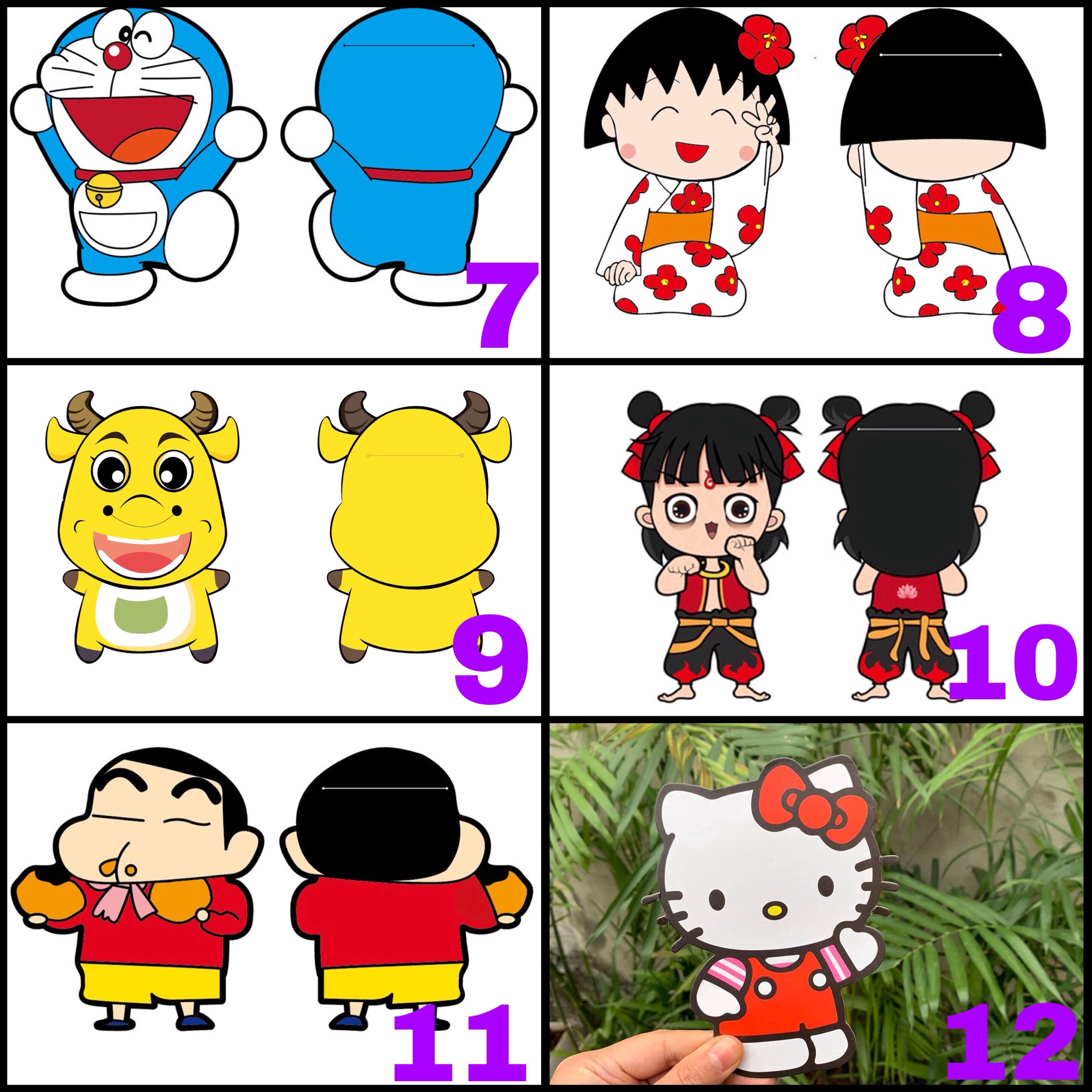 Bao đựng lì xì may mắn hình Chibi dễ thương (2021)
