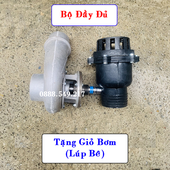 Bơm Nước Gắn Xe Máy Đầu Ra Vào 76