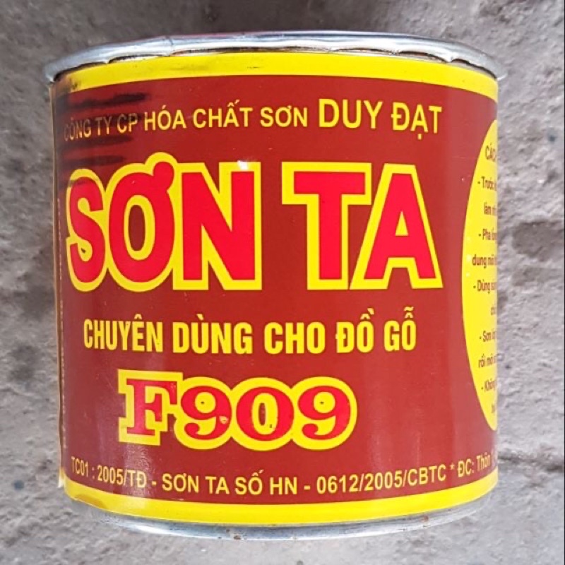 Sơn ta màu cánh gián dùng chuyên sơn về gỗ với màu sắc sáng đẹp và bền màu