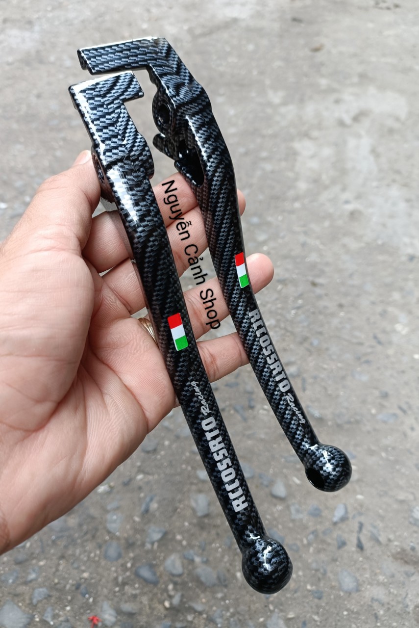 Tay thắng xe sh 125-150-350 carbon