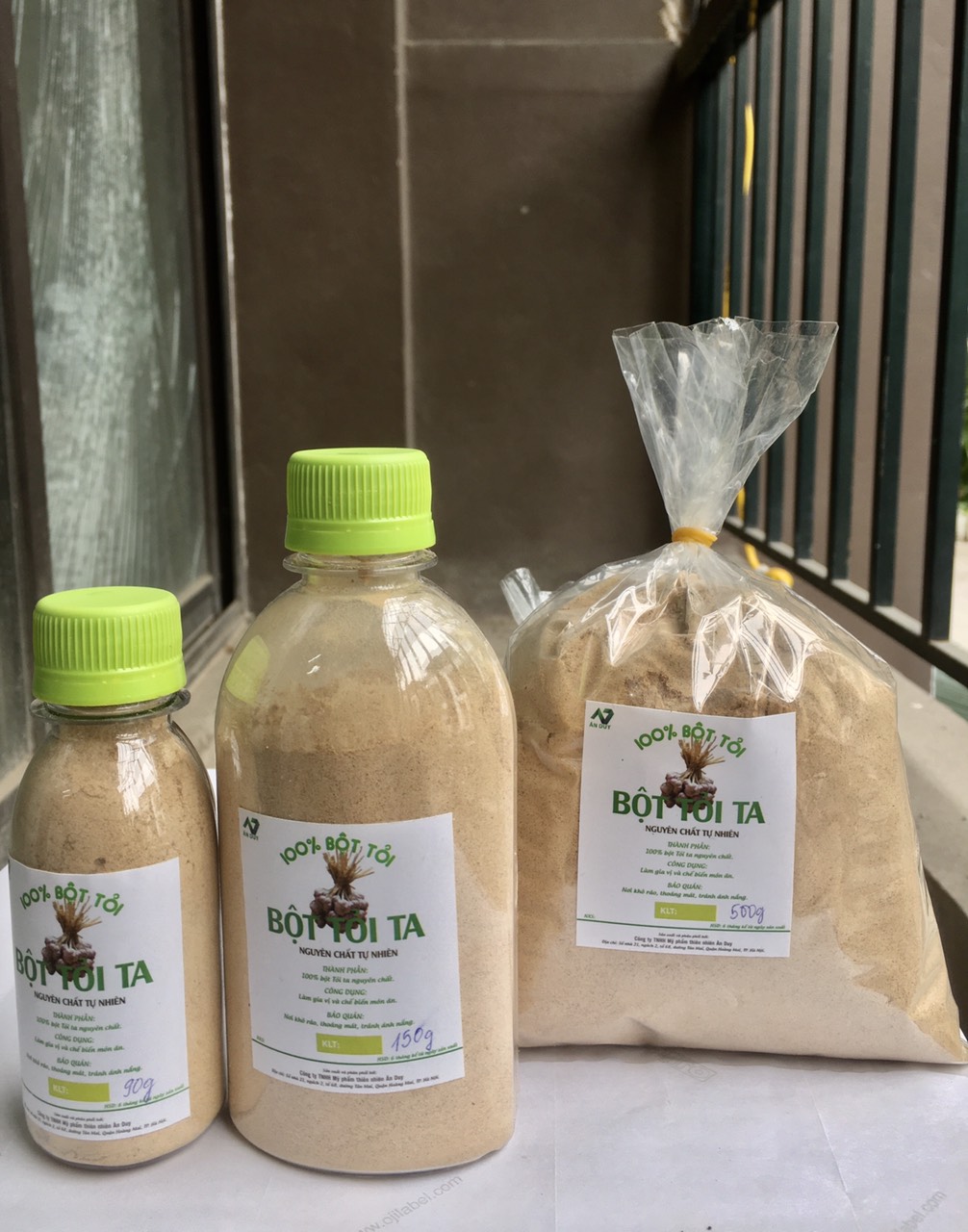 BỘT TỎI  LOẠI I 500g