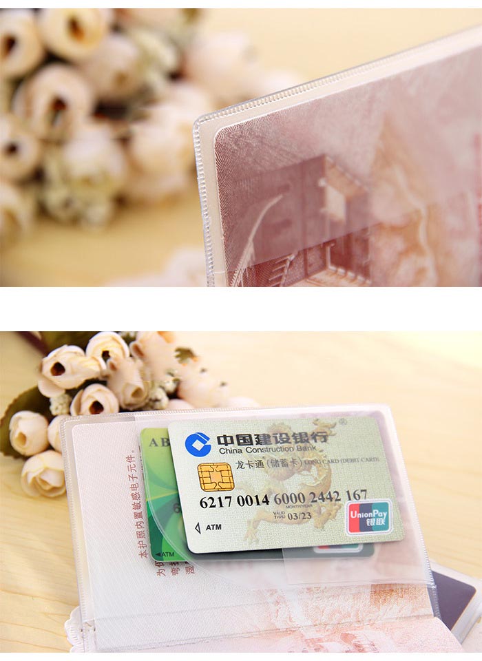 Vỏ PVC trong suốt bọc hộ chiếu