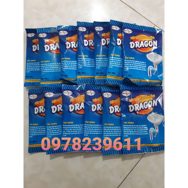 bột thông cống cực mạnh DRAGON (10 GÓI)