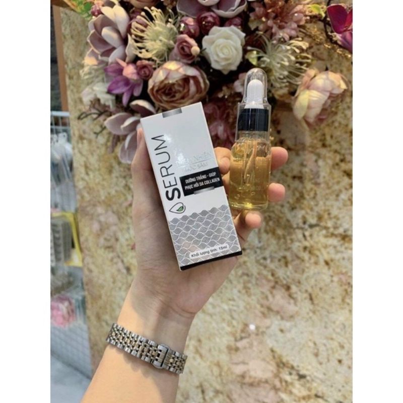 (shop gia sỉ) Serum Dưỡng Trắng Da Mặt Thiên Nhiên Mộc Sâm 15ml.