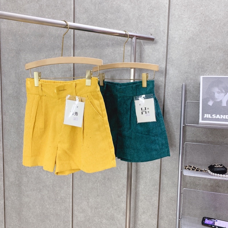 QUẦN SHORT NHUNG TĂM NHIỀU MÀU MS10001 -  5Fox store