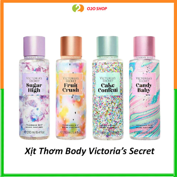 Nước hoa toàn thân Victoria Secret Body chai lớn 250ml - mùi hương lôi cuốn- lưu hương 24 Giờ - O2O Shop