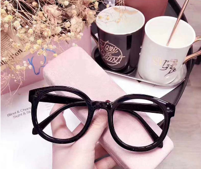 Mắt kính gọng tròn đen hottrend  Kính mát phong cách Hàn Quốc
