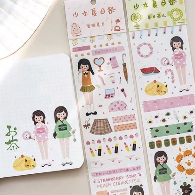 Dây Washi Stickers 35Cm Nhiều Mẫu