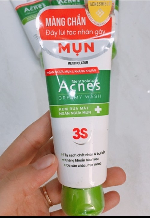 Kem sữa rửa mặt ngừa mụn Acnes 50g