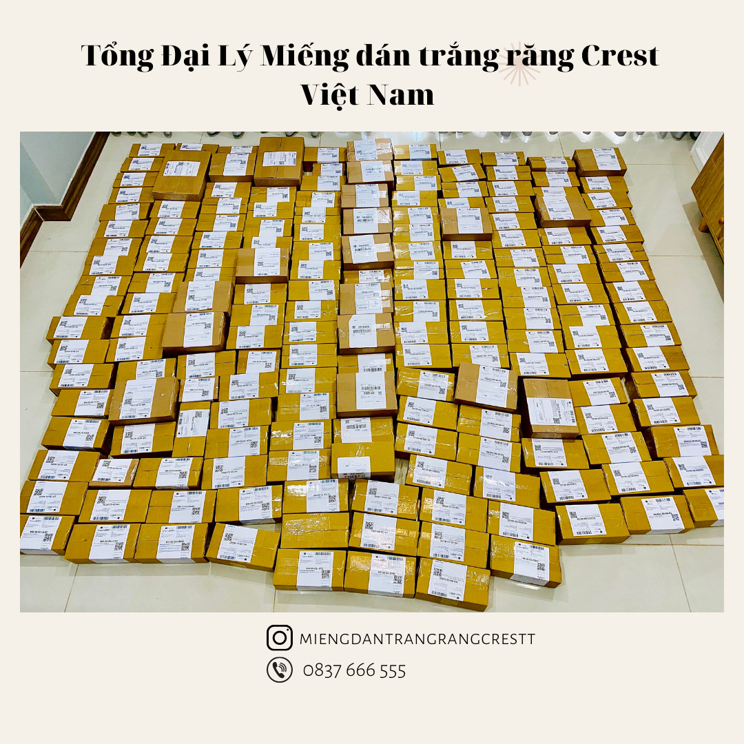 Miếng dán trắng răng Crest Supreme Professional (Trắng rất nhanh) - Combo 7 gói