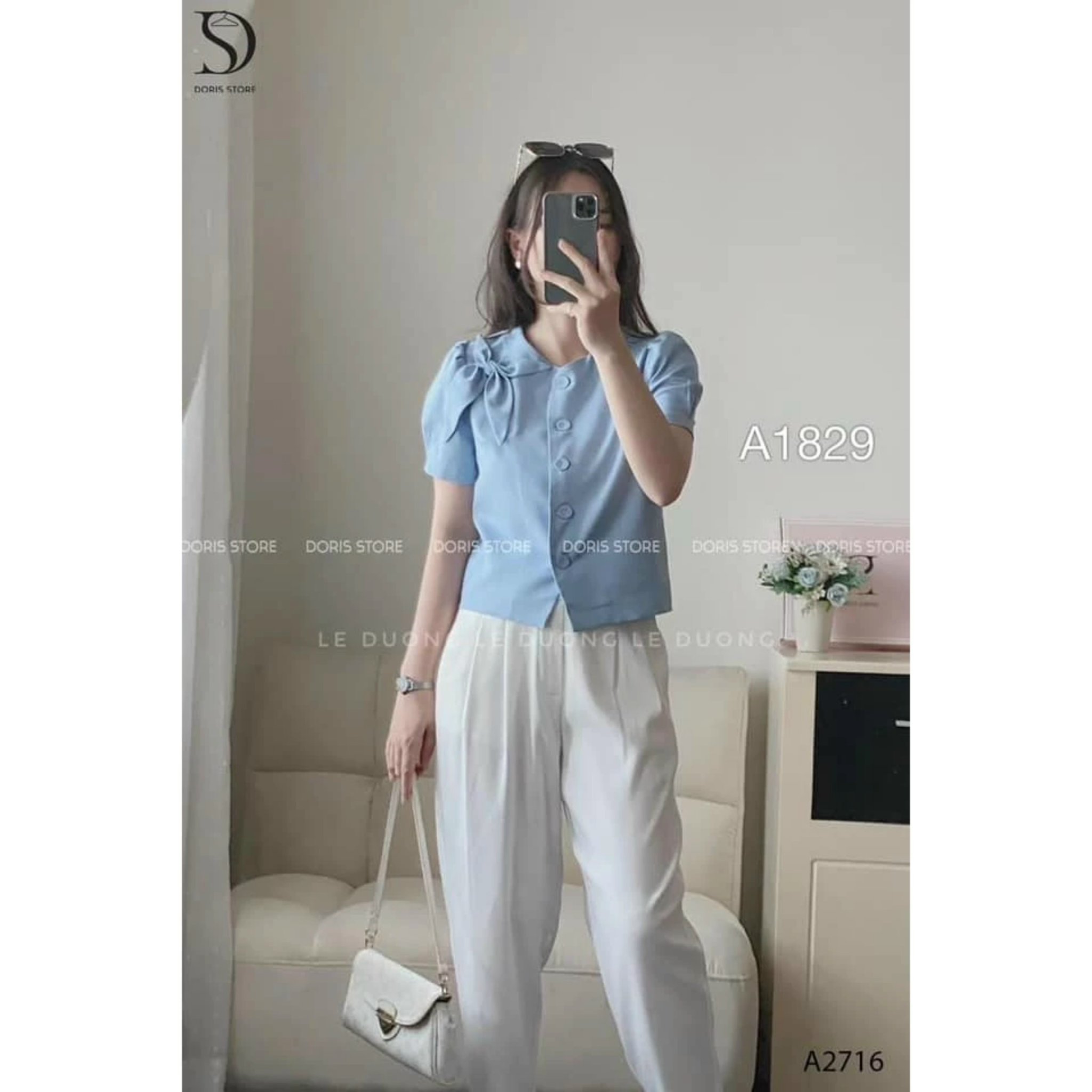 ÁO KIỂU TRẺ TRUNG NẶNG ĐỘNG T066