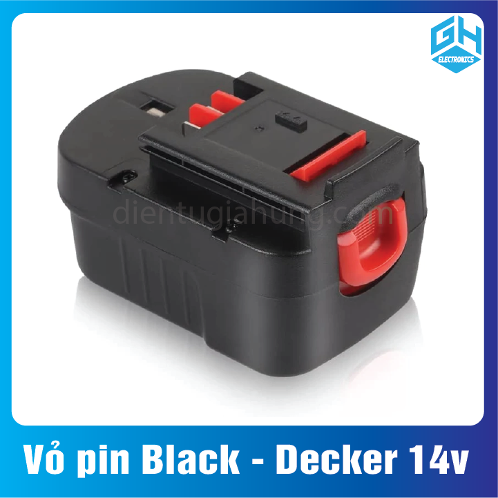 Vỏ pin Black - Decker 14v đóng 8 cell lion