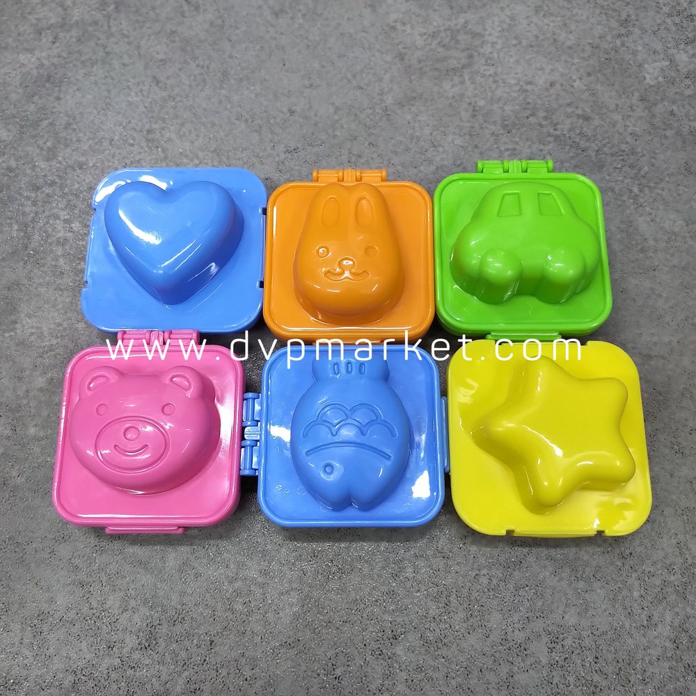 Khuôn cơm bento ép cơm, ép trứng, ép thạch,....