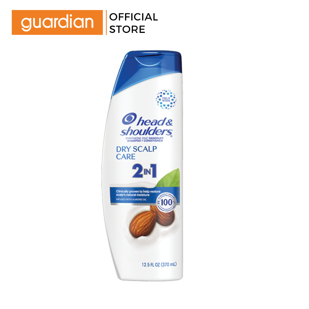 Dầu gội và xả head & shoulders dry scalp care 2in1 370ml
