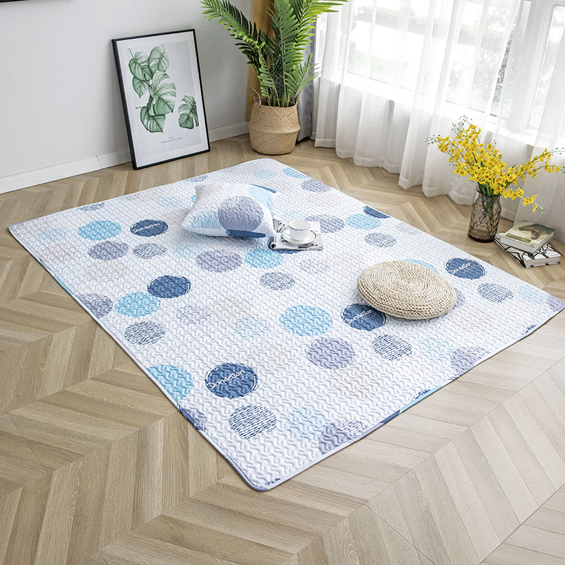 [HCM]Thảm Cotton Trải Sàn Nhật Bản Trang Trí Phòng Khách Phòng Ngủ Hình Học Trang Nhã