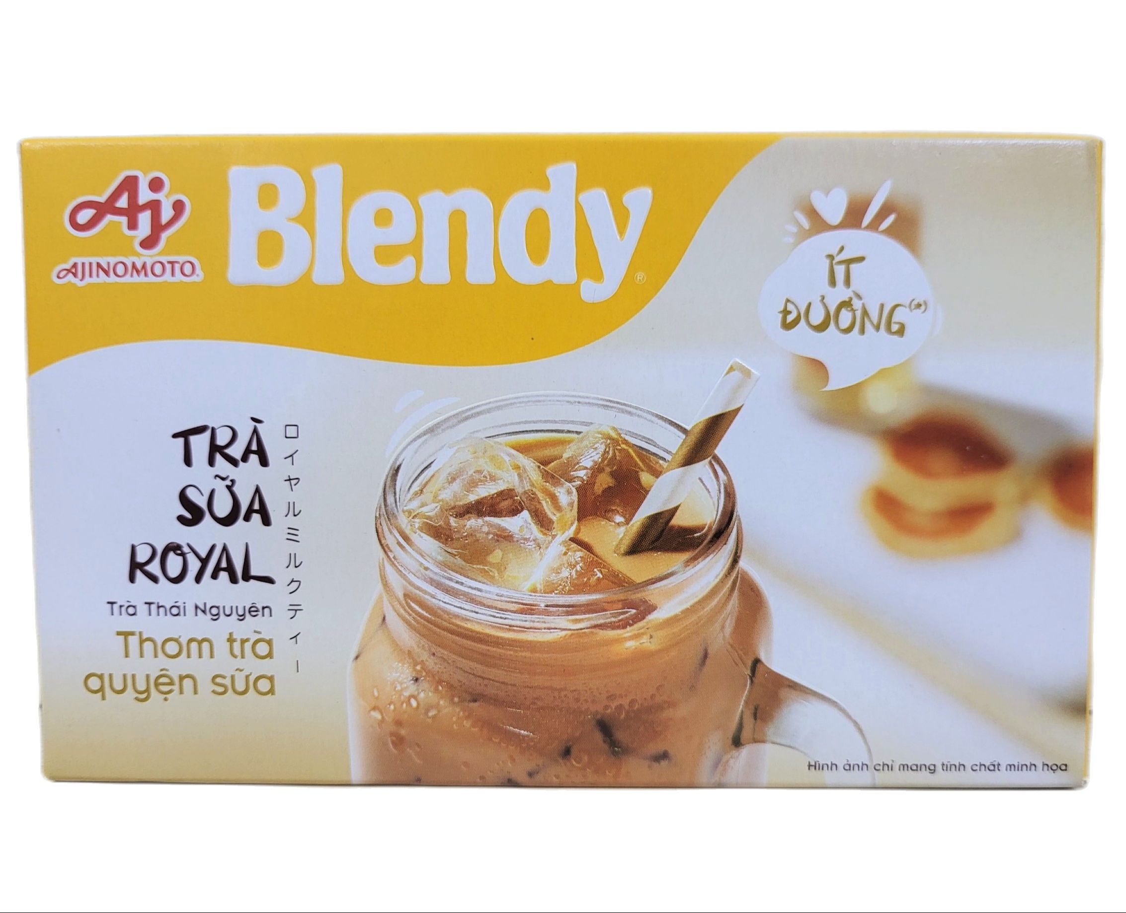 Blendy trà sữa royal ít đường ajinomoto milk tea less sugar