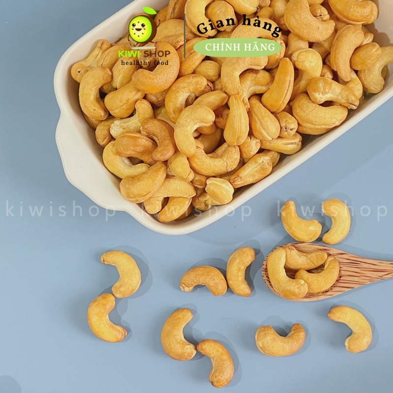 Hạt điều loại A sạch lụa rang muối hũ 500GR *KIWISHOP*