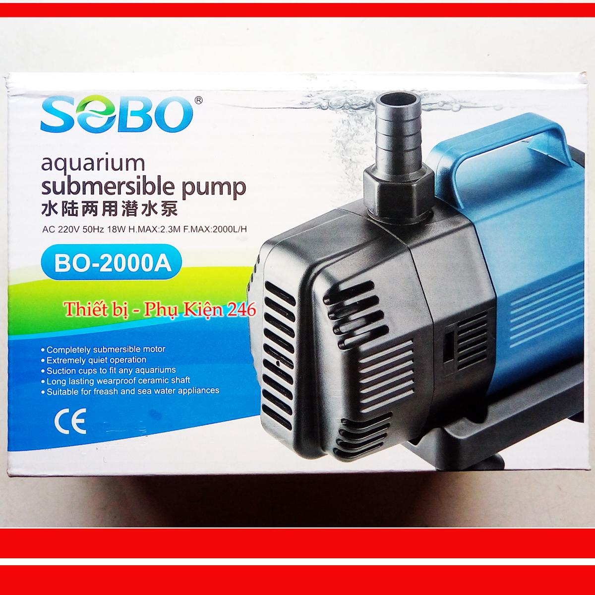 Máy bơm hồ Cá Rồng - Cá Koi BO-2000A (hồ 1m5 trở lên)