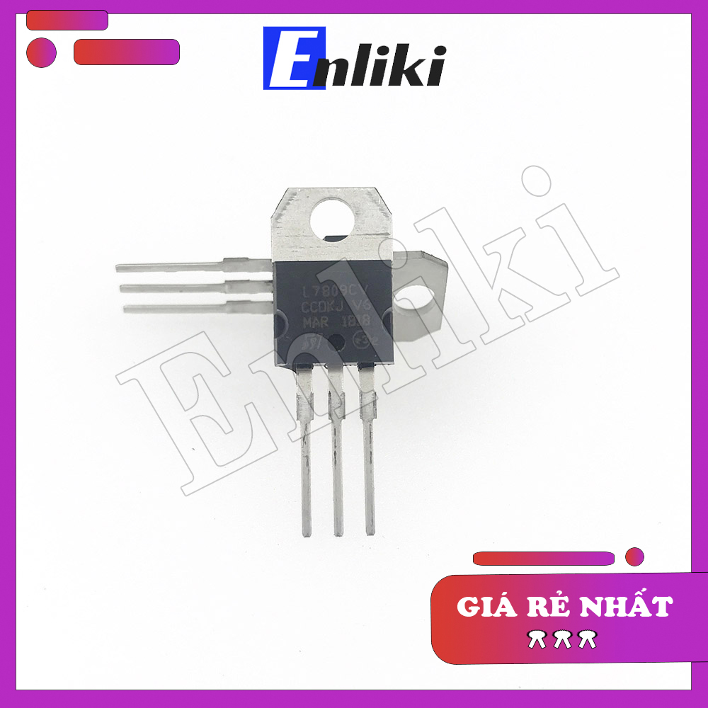 7809 IC nguồn L7809CV 1.5a 9v kiểu chân TO220