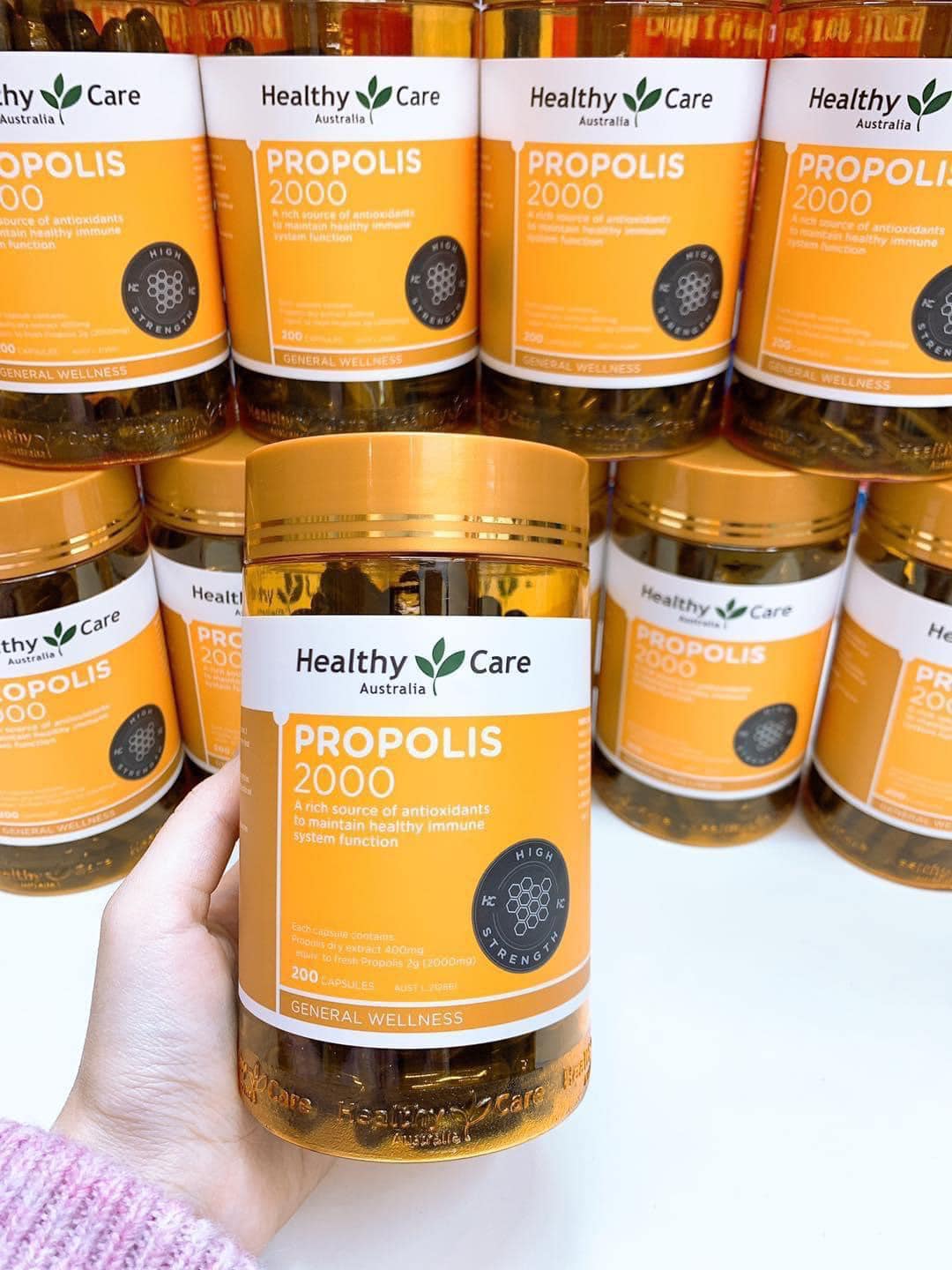 Keo Ong Healthy Care Propolis 2000mg _ lọ 200v