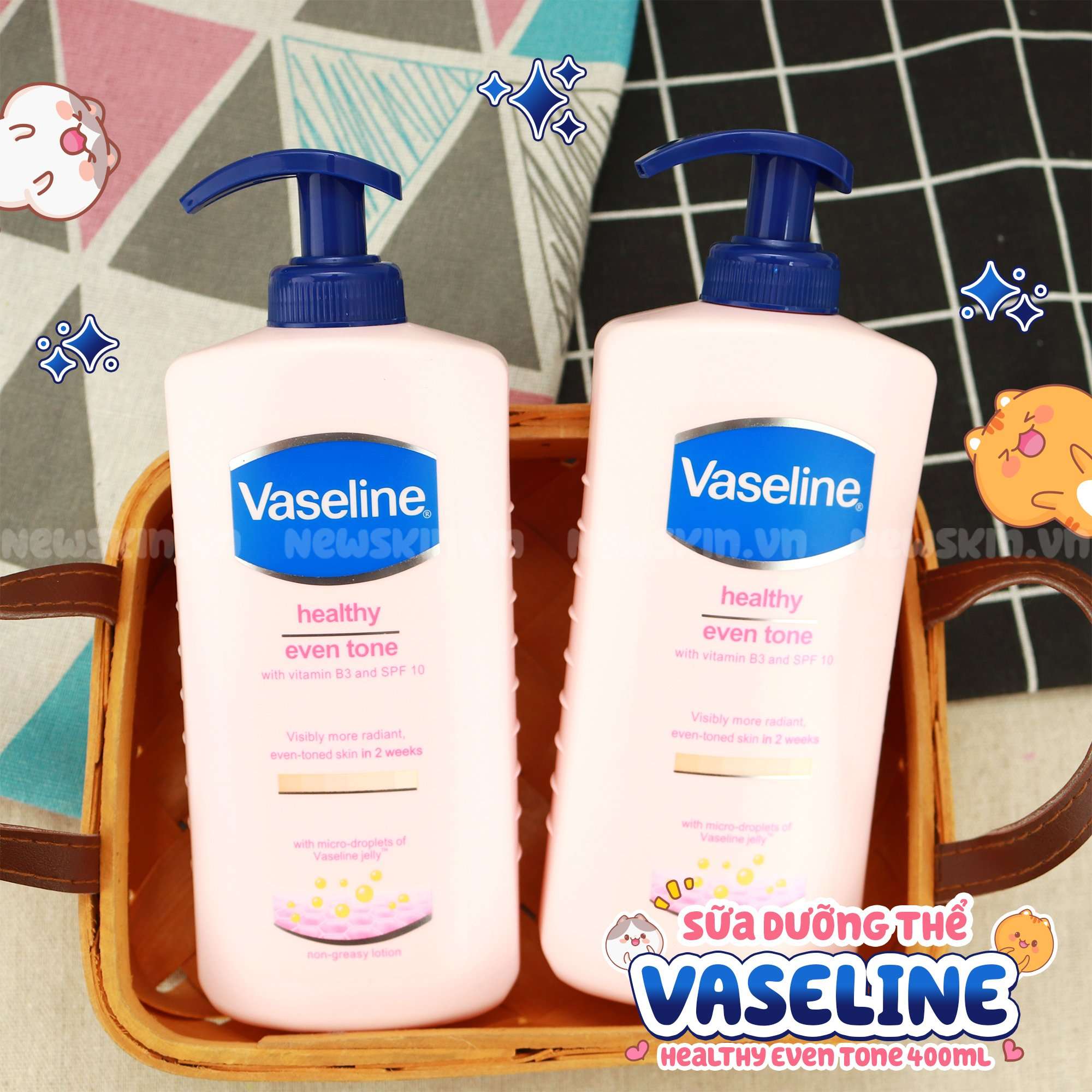 Sữa dưỡng thể Vaseline Thái Lan 400ml