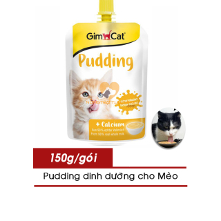 Sữa Pudding GimCat Cho Mèo Tăng Canxi Bổ Sung Dinh Dưỡng Gói 150G - [Nông Trại Thú Cưng] thumbnail