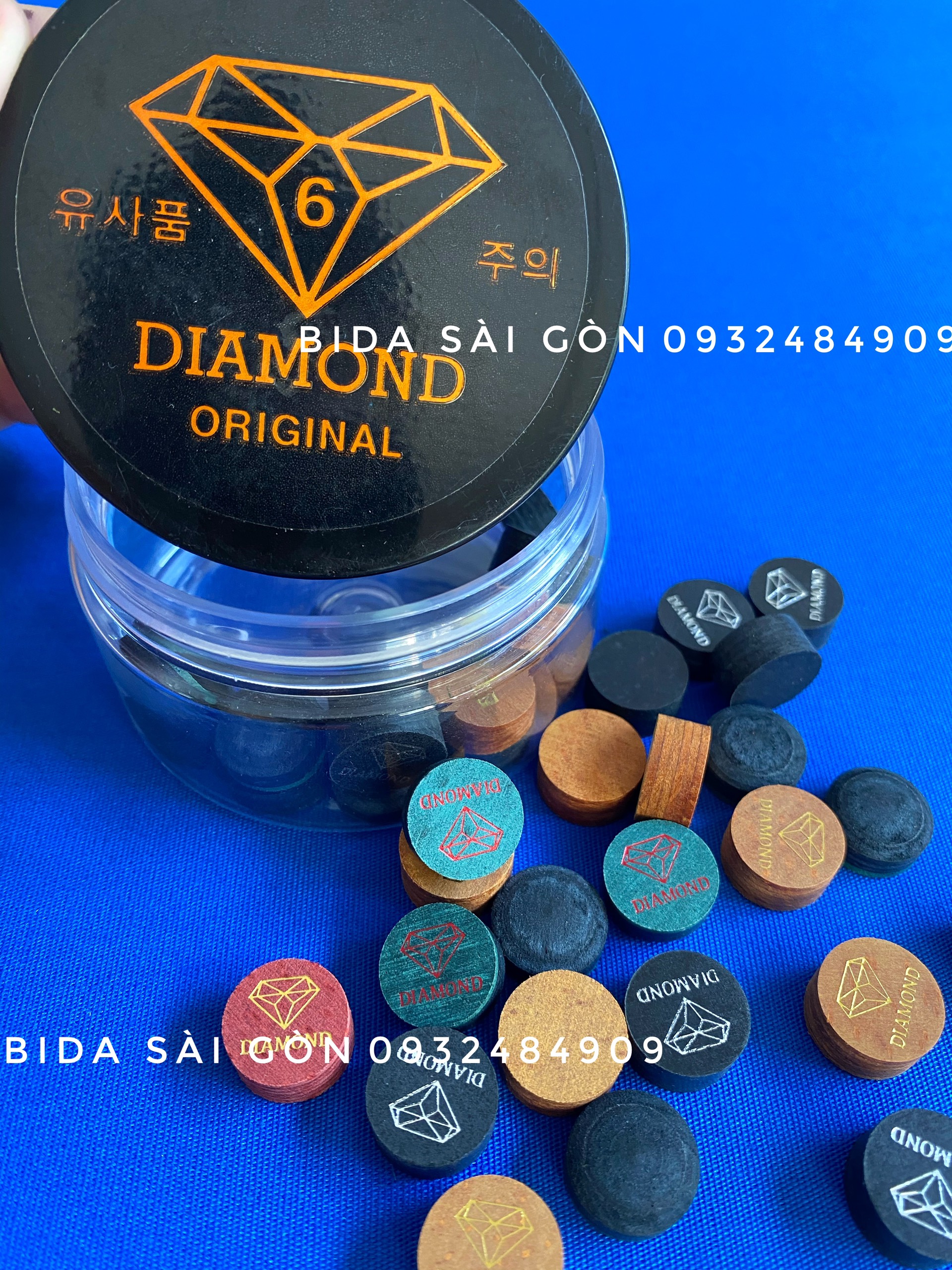 Đầu cơ bida Diamond Hàn Quốc 14mm