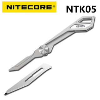 NITECORE NTK05 Ultra Tiny titanium keychain lightweight multi-purpose folding outdoor tool thumbnail