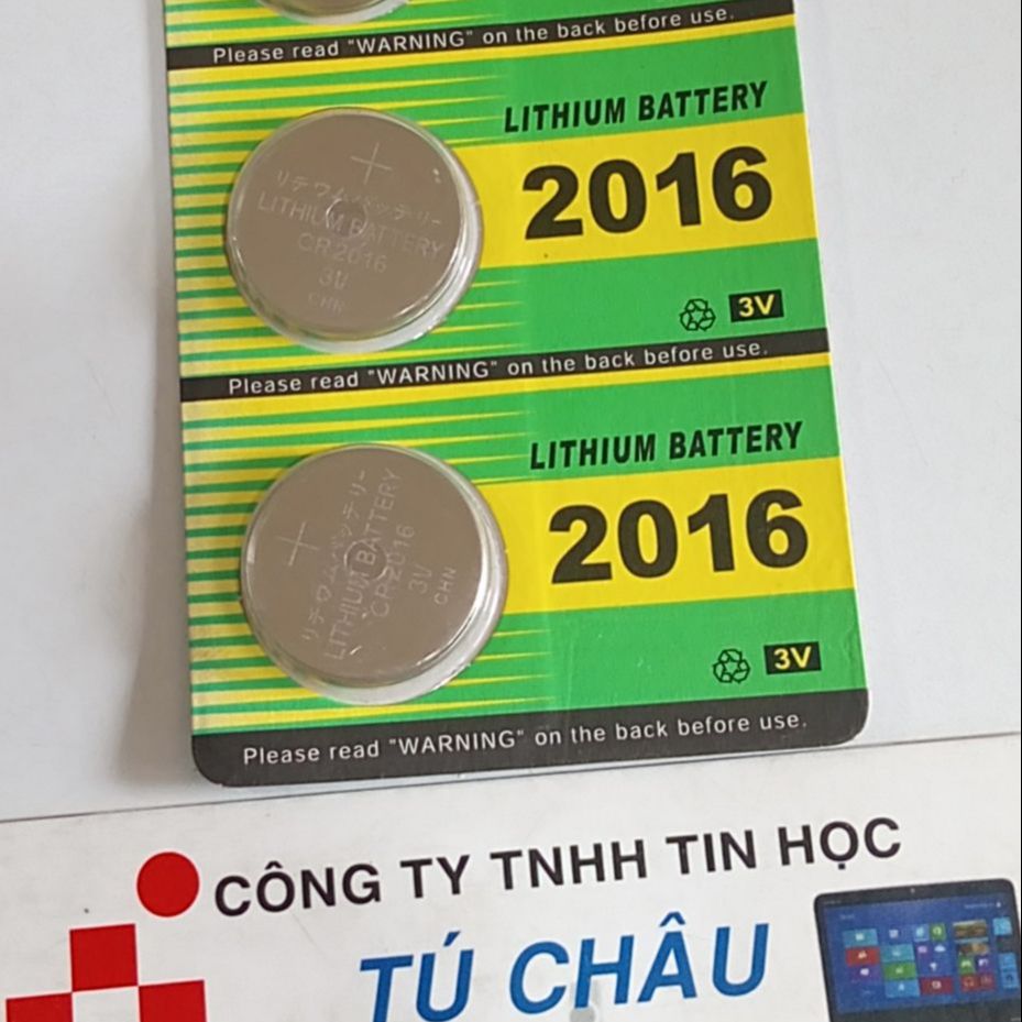 Pin 2016, cr2016 - 3v: goli lithium battery