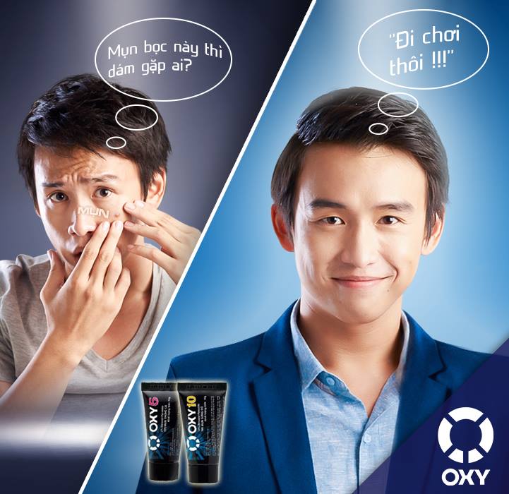 Gel bôi mụn OXY 5 - OXY 10 (tuýp 10g)