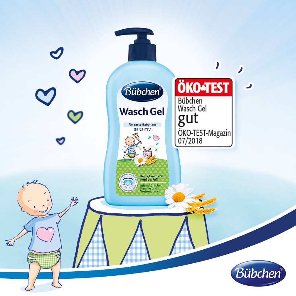 Sữa tắm gội 2in1 Bubchen cho bé da nhạy cảm Đức