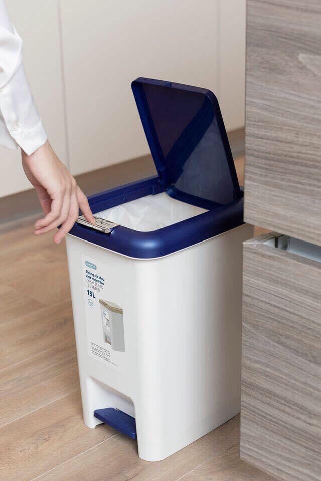 Thùng rác Hiro 20L Kháng khuẩn đạt tiêu chuẩn Nhật Bản