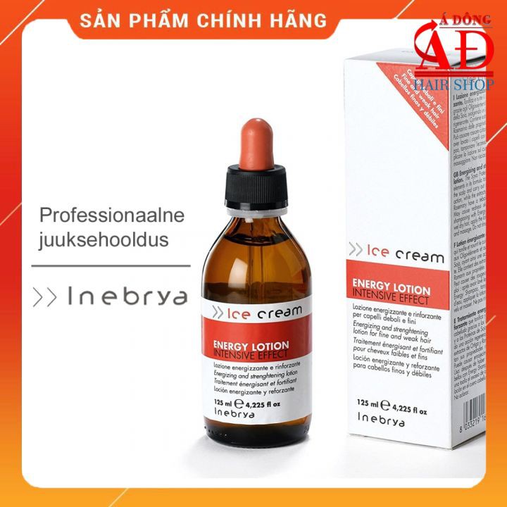 [+Tặng mũ trùm] Tinh chất Lotion ngăn rụng tóc Inebrya Energy 125ml