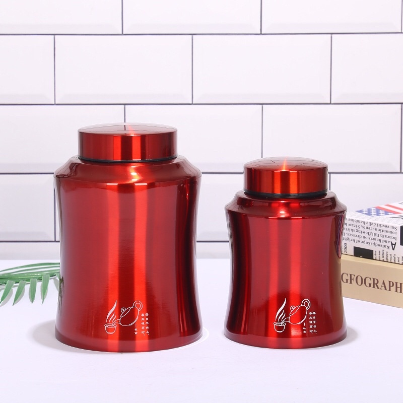 Hộp đựng trà hộp đựng chè dáng eo Huydecor