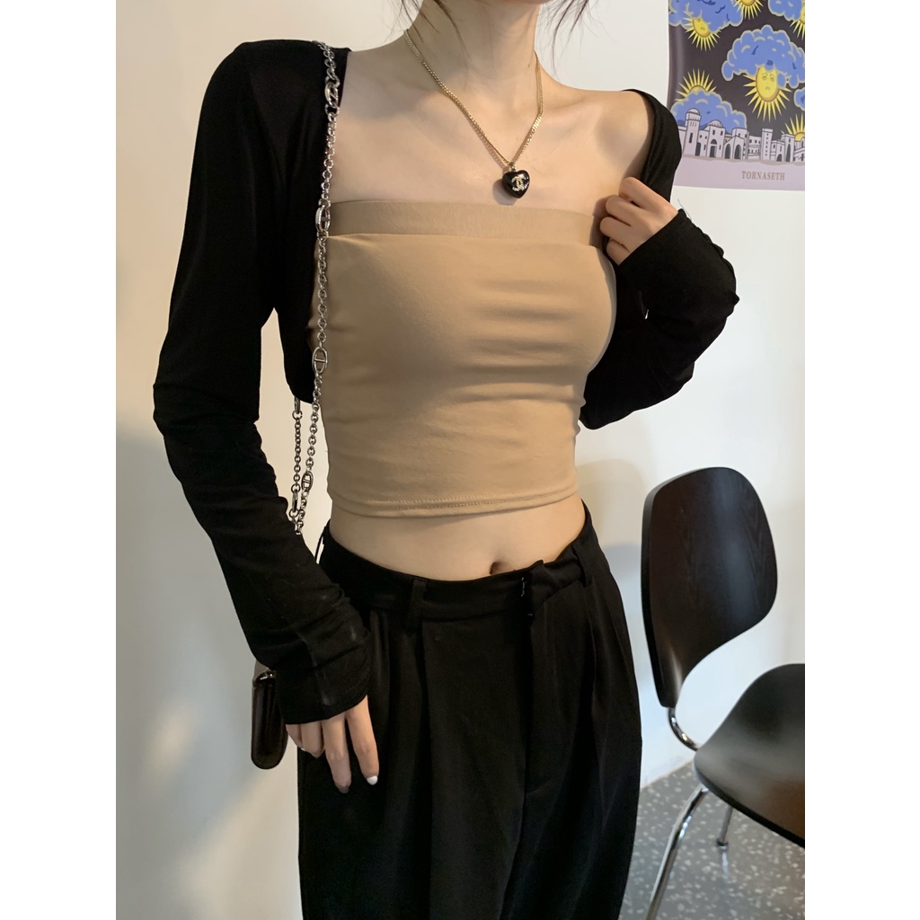 Áo Khoác cardigan Ngắn Ôm Dáng Thời Trang Mùa Thu Dành Cho Nữ