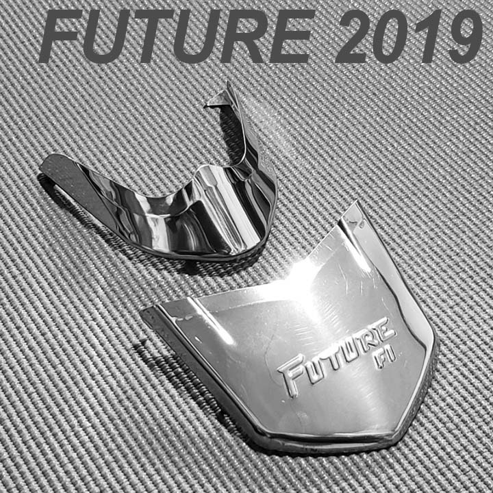 [HCM]BỘ MỎ ĐUÔI DÈ XE FUTURE 2018 2019 INOX