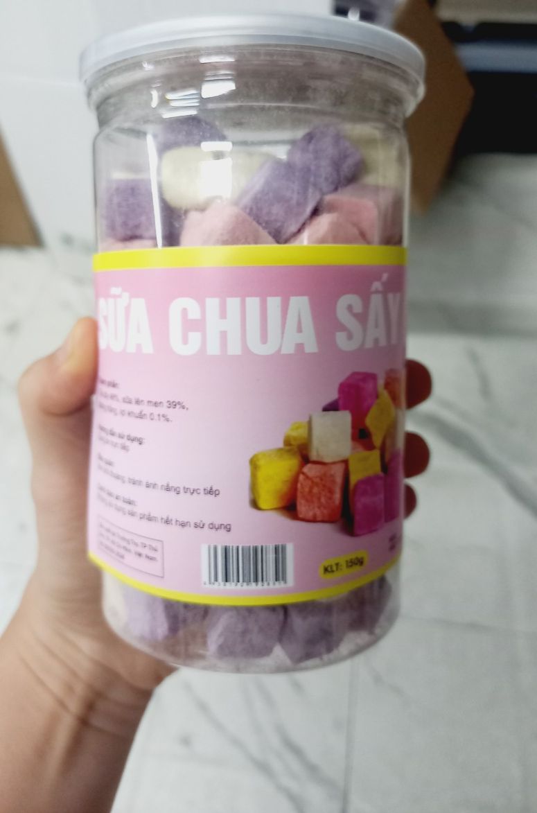 Viên sữa chua trái cây sấy thăng hoa 25gr-150gr