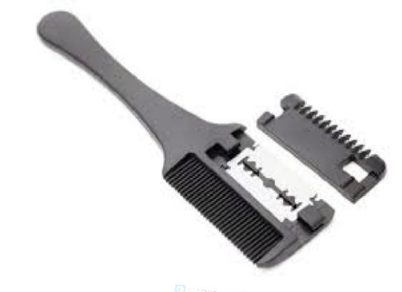 Combo hair trimmer + convenient hairpin