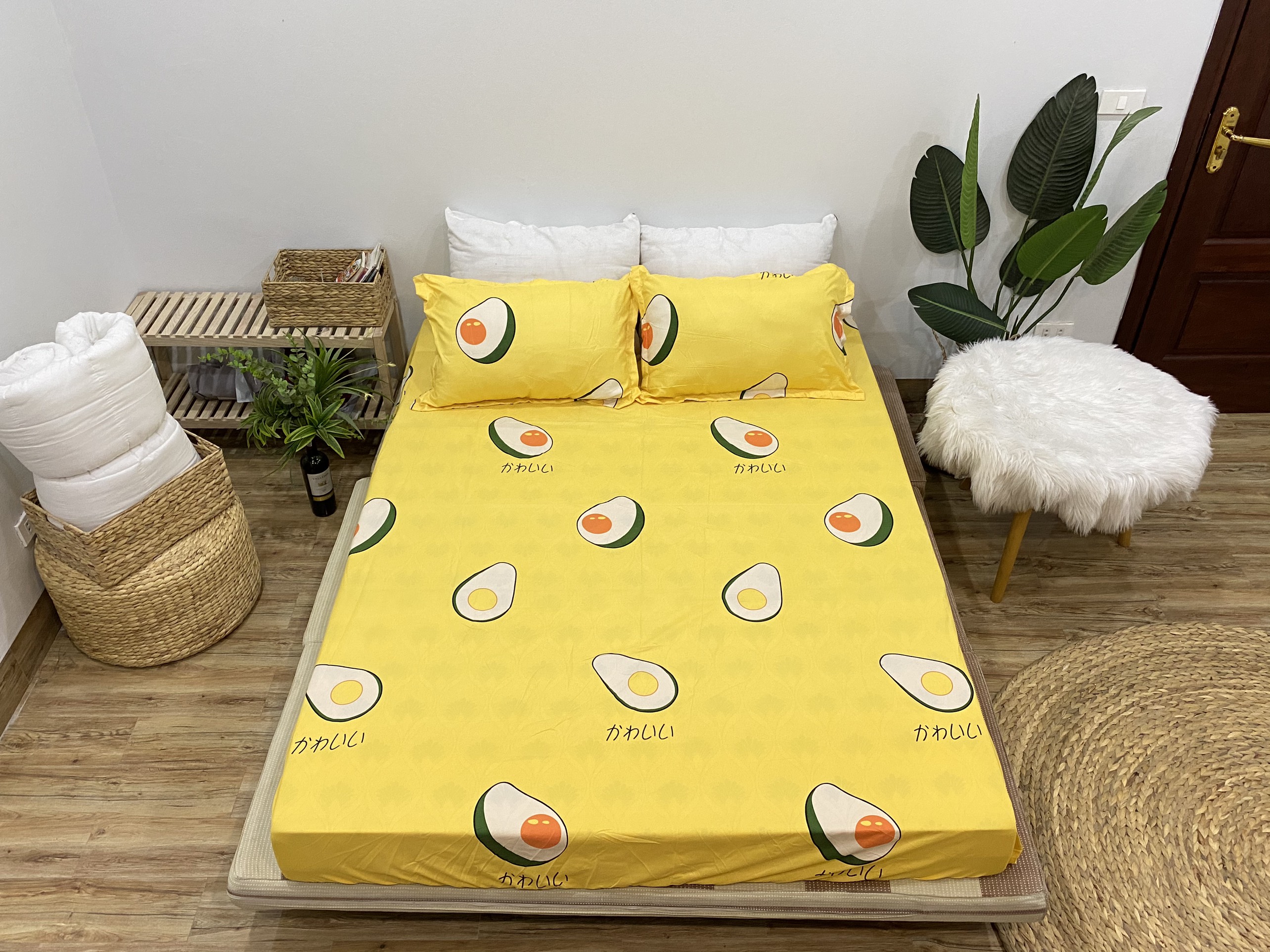 Set ga gối 4 món nhiều mẫu họa tiết siêu đẹp