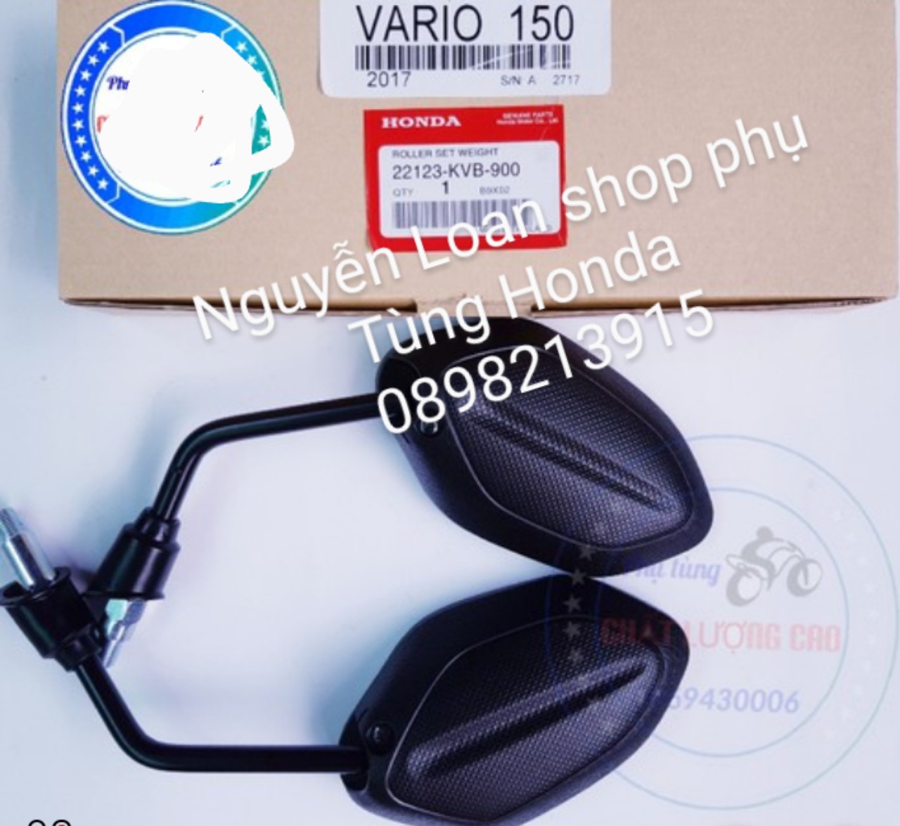Kính chiếu hậu xe vario zin indonesia