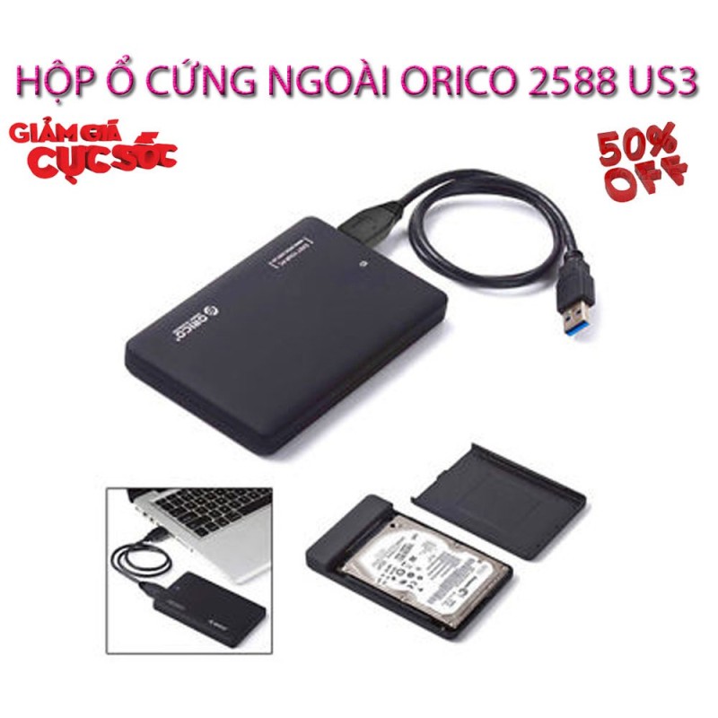Bảng giá Hộp đựng ổ cứng orico Hdd Box Sata 3 Usb 3.0 mã 2588 sản phẩm tốt có độ bền cao cam kết sản phẩm nhận được như hình Phong Vũ