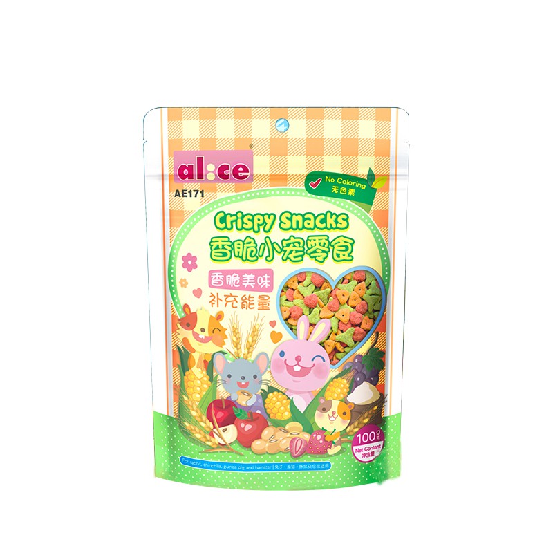 snack rau củ Alice dành cho mọi loại thú cưng (hamster / thỏ / bọ / sóc / gerbil / fat tail,..) - T3 PETS SHOP