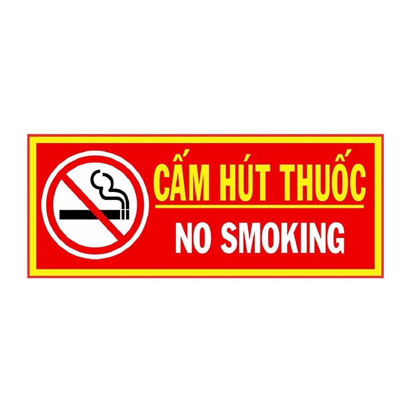 Biển báo cấm hút thuốc, cấm lửa