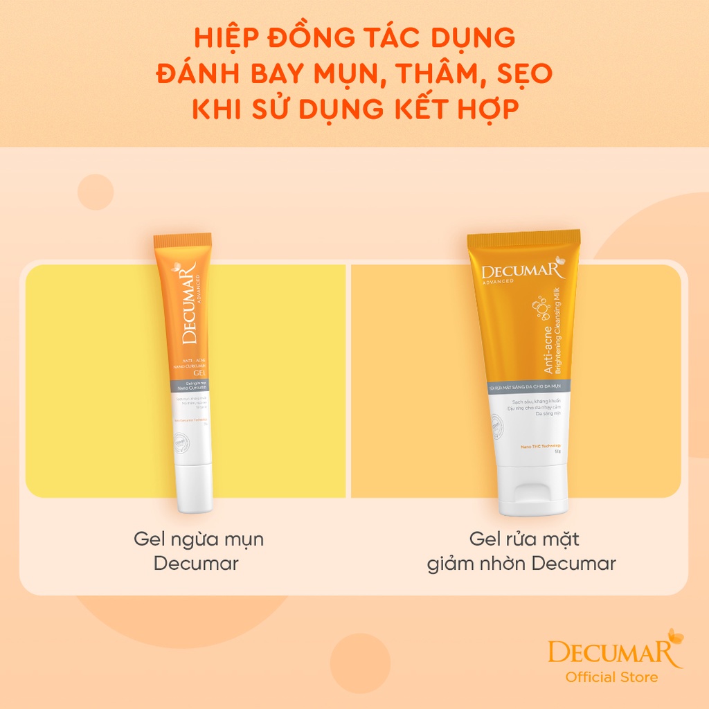 Gel ngừa mụn Nano Decumar Advanced 20g - ngochancosmetics