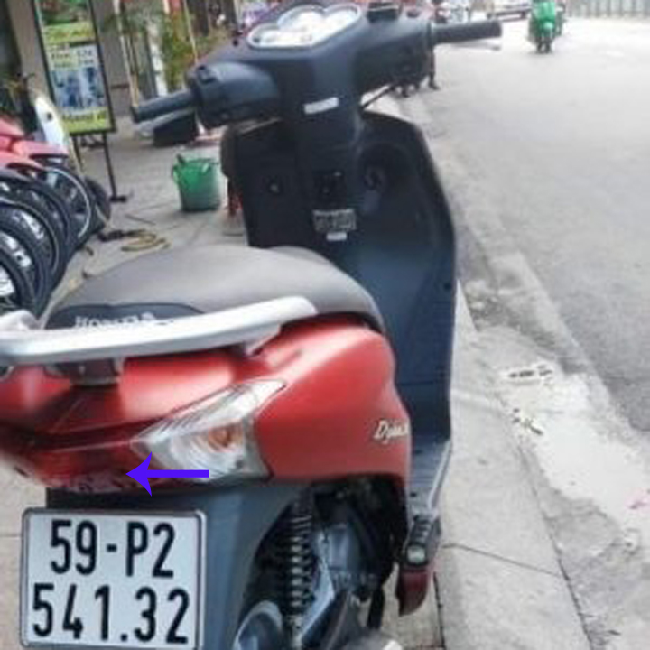 Nắp đèn hậu xe dylan - lắp đặt đơn giản
