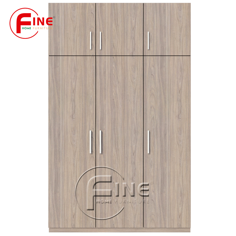Tủ Quần Áo Hiện Đại FINE FT010 Kích thước 1m4 x 2m6, Gỗ MFC ngoại nhập, Ngăn treo quần áo lớn và để đồ tiện dụng