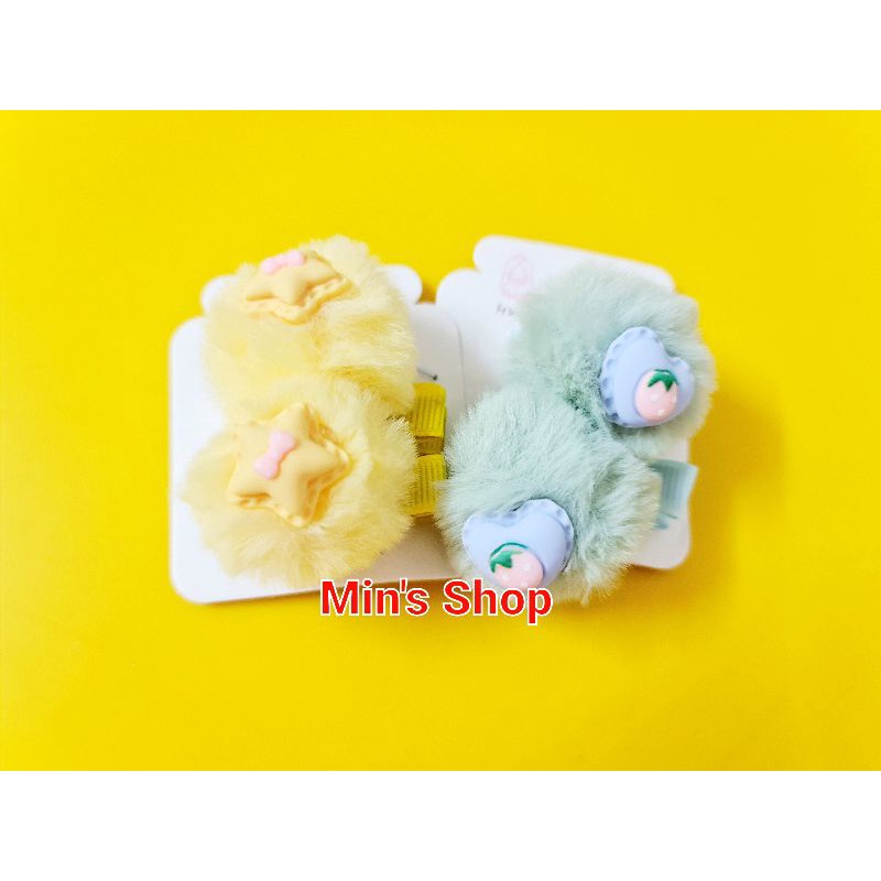 Set 2 kẹp tóc bông đáng yêu
